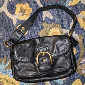 Coach purse with shoulder strap